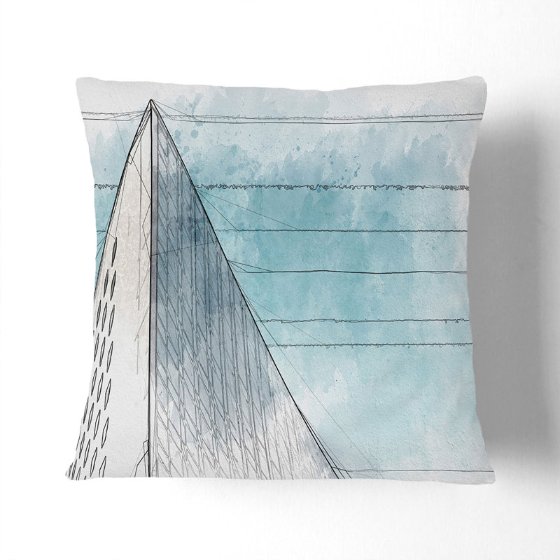 Square Throw Cushion, 55cm H x 55cm W x 20cm D, Stone