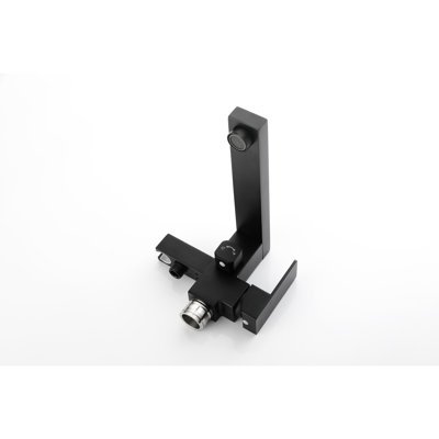 Matte Black Tub Faucet - Floor Mounted With Handheld Shower And 360 Degree Rotatable Spout High Corrosion Resistance Advance In