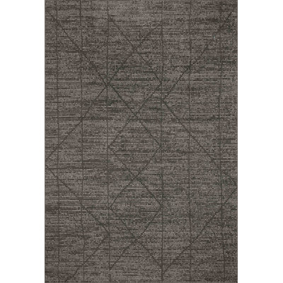Tapis gris anthracite / ivoire Peterkin II