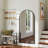 Arched Full-Length Mirror, Aluminum Alloy Frame, Tempered Glass Floor Mirror-1114336374-1100557274