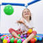 Trampoline avec filet de sécurité et balles-126757077