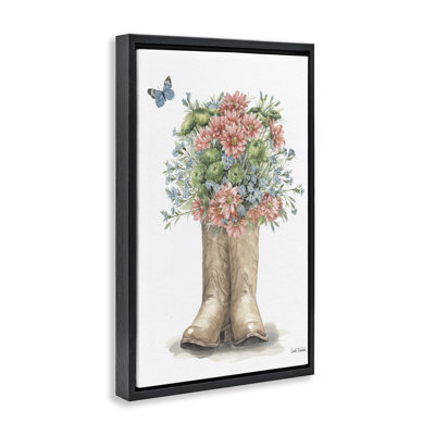 Toile flottante encadrée Western Wildflower par Leslie Trimbach