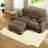 Compression Cozy Chenille Sectionals, Modern Pleated Home Sofa