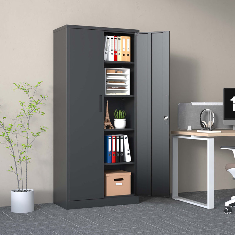 Armoire de rangement en métal 72 po H
