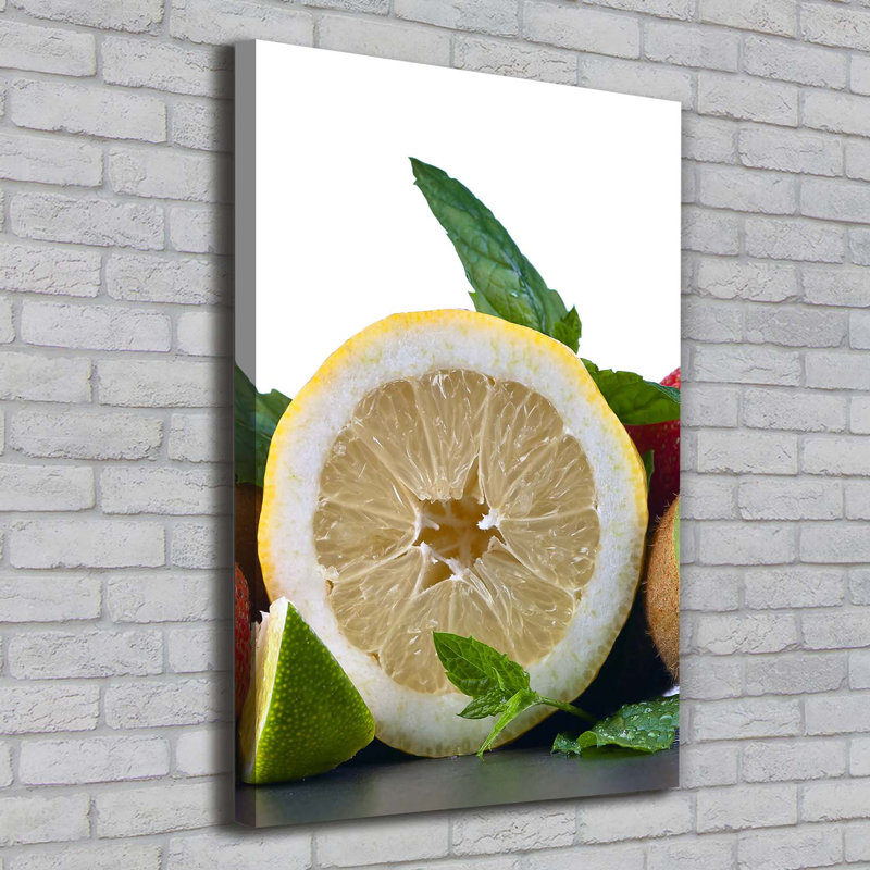 Fruits - Wrapped Canvas Print