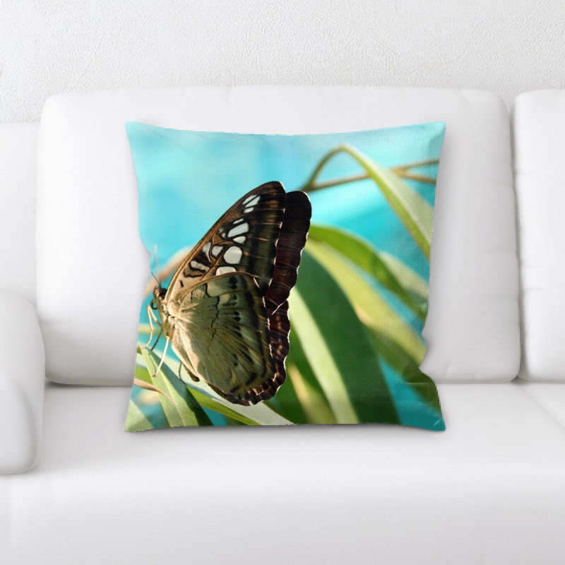 Coussin décoratif papillon