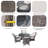 Batson 5 Piece Dining Set with Cushion