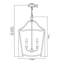 Varnum 6 - Light Brass Lantern Pendant