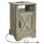 Table d'appoint de table de chevet avec prises électriques Farmhouse-1779305066