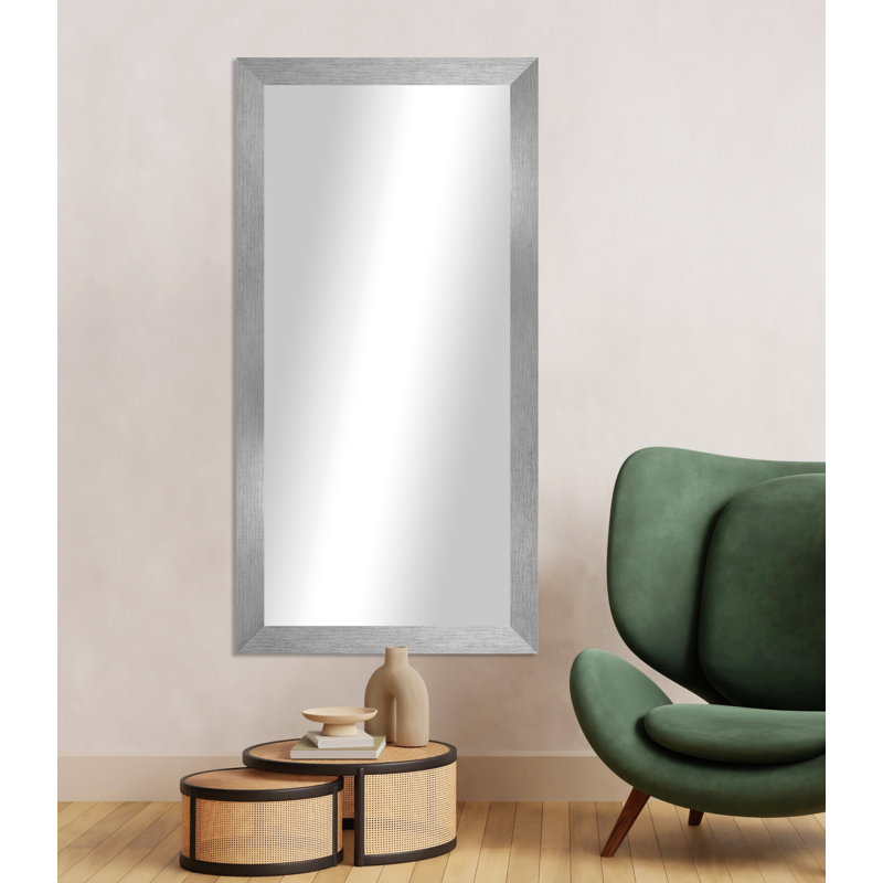 Engineered Wood Flat Wall Mirror, 33" x 78"