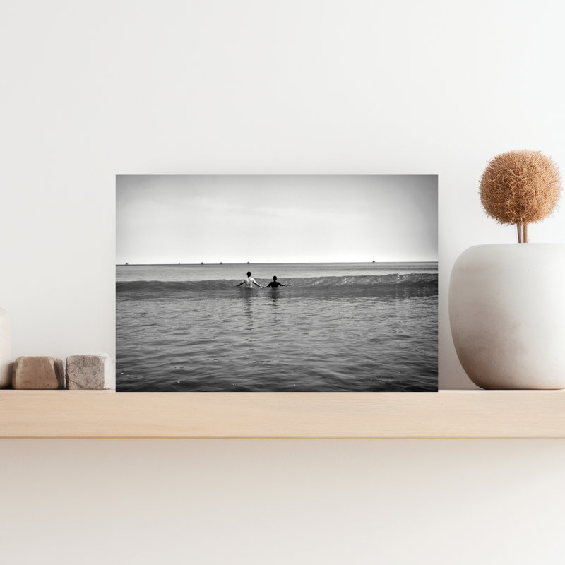 Art contemporain paysage marin contemporain, H 8 po x l 12 po