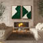 Art mural encadré, rétro, antique, classique pour chambre à coucher - 16 po x 24 po x 2 panneaux-902634729-902634730