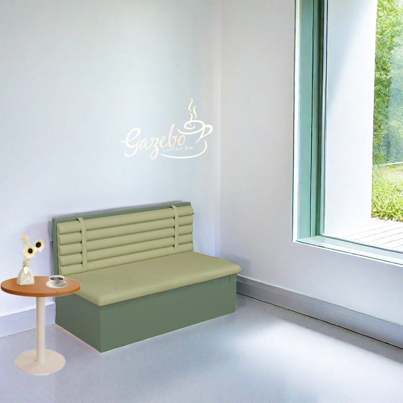 Banc de rangement restaurant Cafe