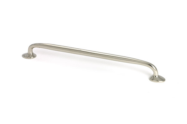 Moore Handle Pull, Polished Nickel, 8.8"