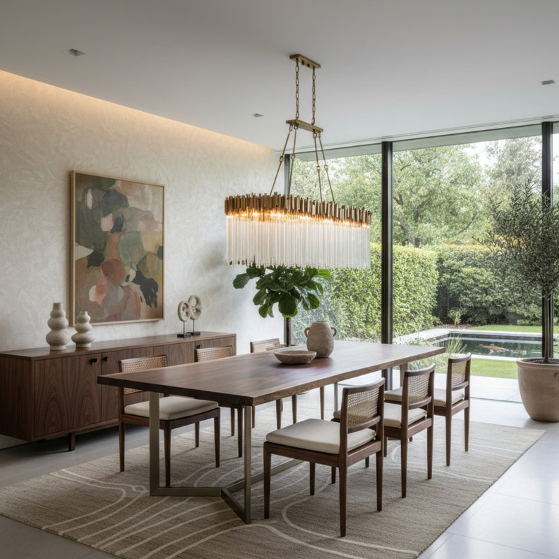 MatrixLinear Pendant, Havana Gold, 10 Lights