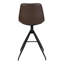Gothia Swivel Upholstered Counter Stool with Metal Frame-1517261512