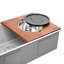 Ruvati Wood Platform With Mixing Bowl And Colander (complete Set) For Workstation Sinks - Rva1288