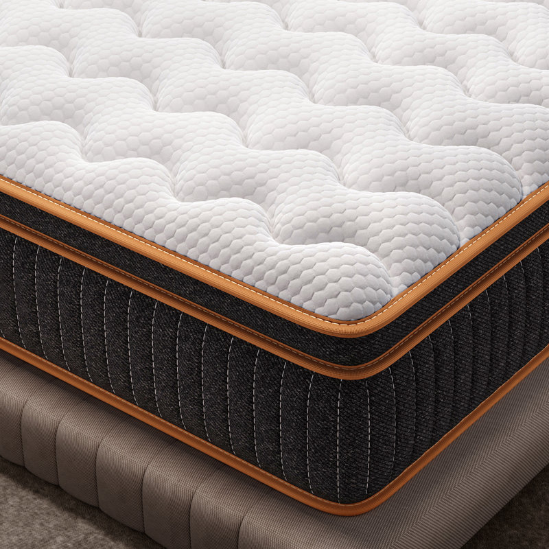 10In Full/Double Mattress, Hybrid Mattress In A Box, Memory Foam And Individual Pocket Springs, Edge Support, Motion Isolation & Pressure Relief, Medium Firm, 365-Night Trial