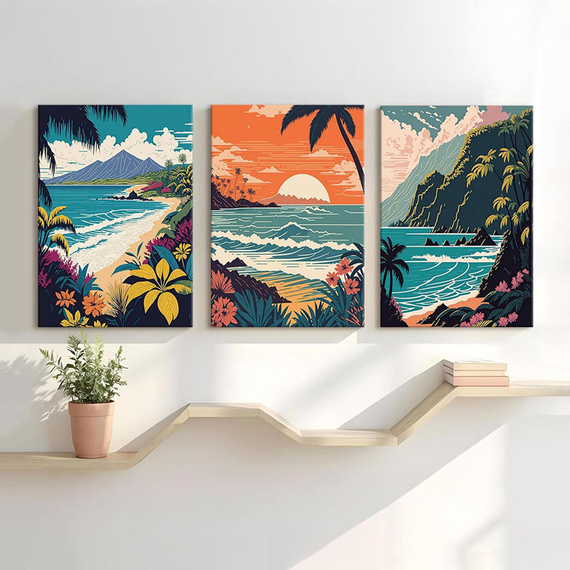 3 Piece Wrapped Canvas Print
