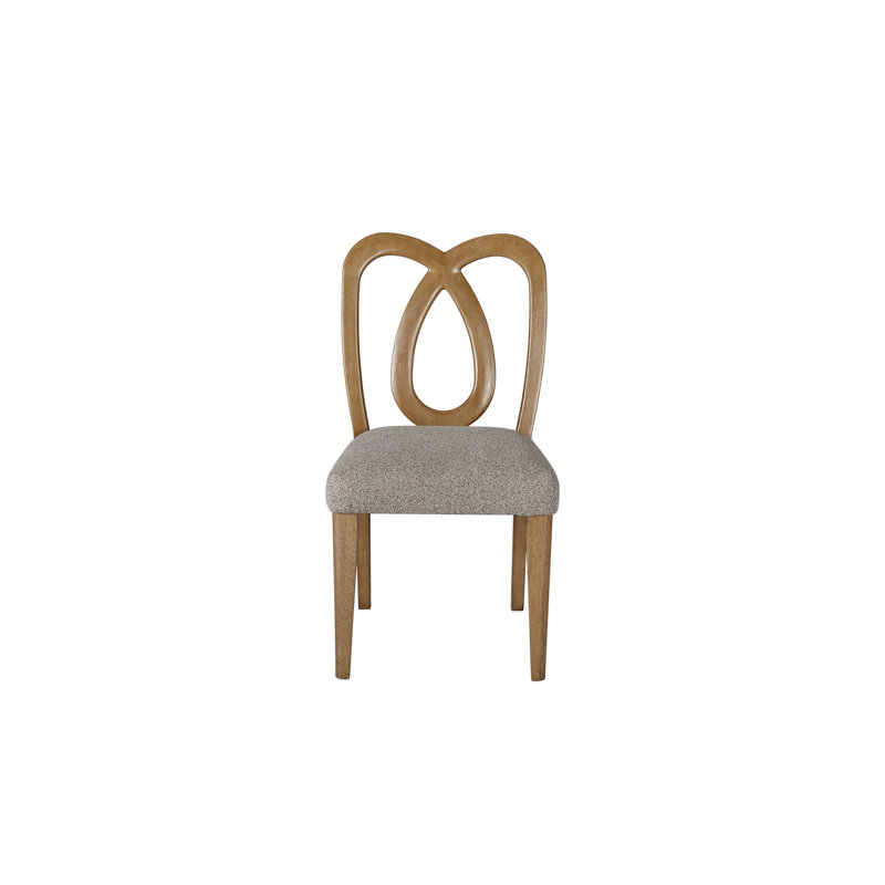 Chaise à dossier sculpté (ensemble de 2)