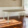 Azil Oval Solid Wood Base Dining Table