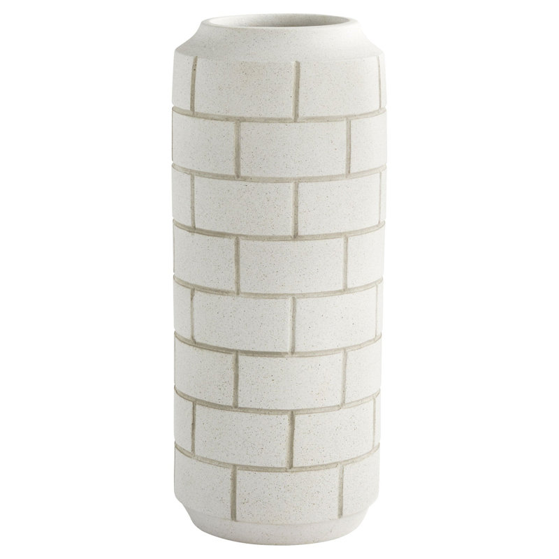 Mason Handmade Ceramic / Porcelain Table Vase, 19.5" H x 8" W x 8" D
