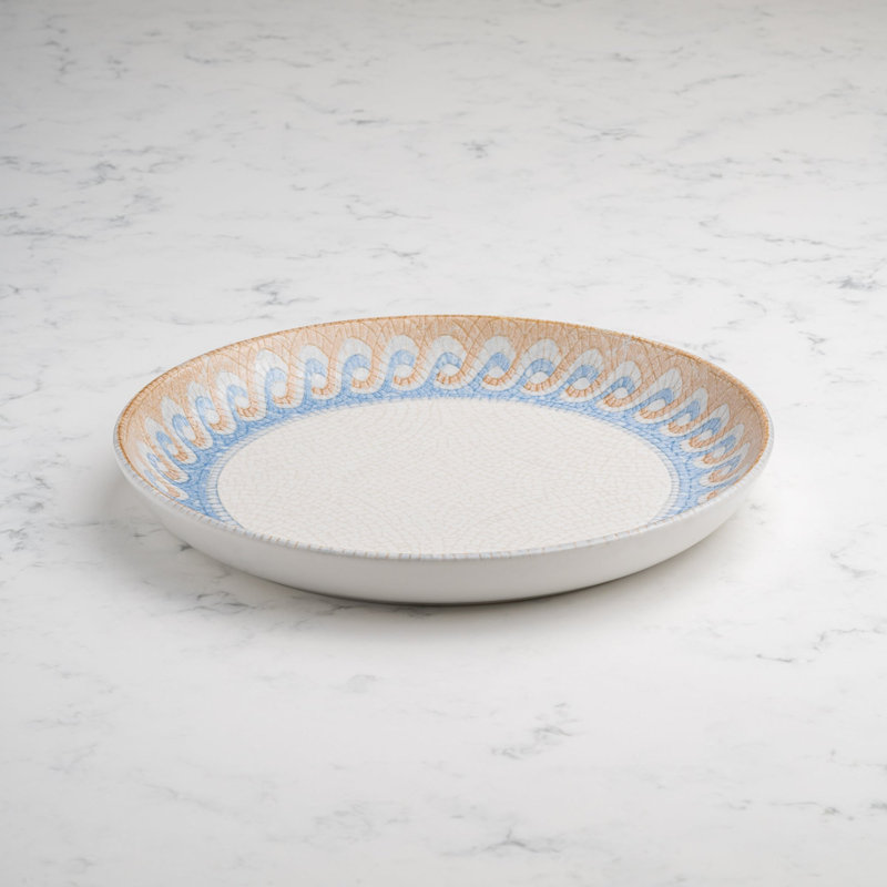 Assiette plate en porcelaine de qualité supérieure | Va au micro-ondes et au lave-vaisselle, 9x9x1.1"
