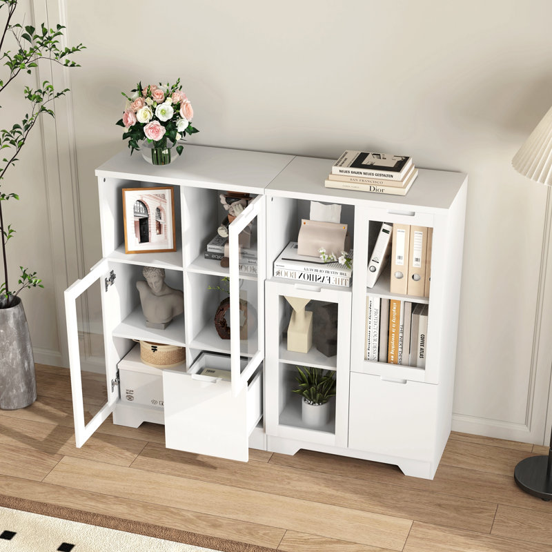 Armoire d'appoint Bellavance, Blanc
