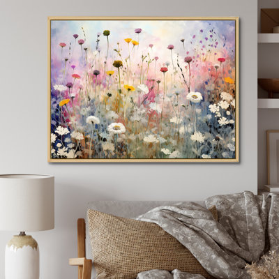 Wildflowers Wander meadows - Wildflowers Canvas Prints