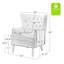 Fauteuil à oreilles rembourré de 30 po de large Adiza-1863771421