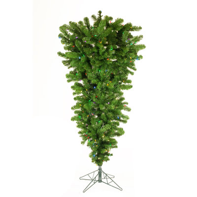 Green American Upside Down Artificial Unique Tree