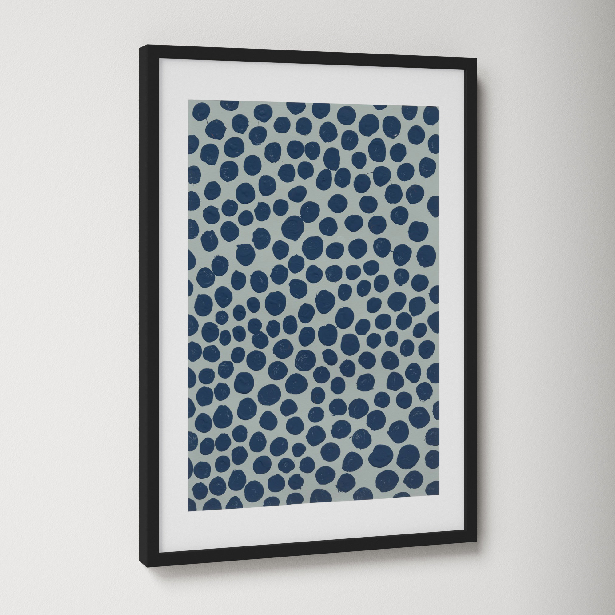 Blackberry On Gray by Michela Sorrentino, 20" H x 14" W x 1.25" D, Black