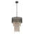 Ombre Beaded Wood 3-Tier Chandelier