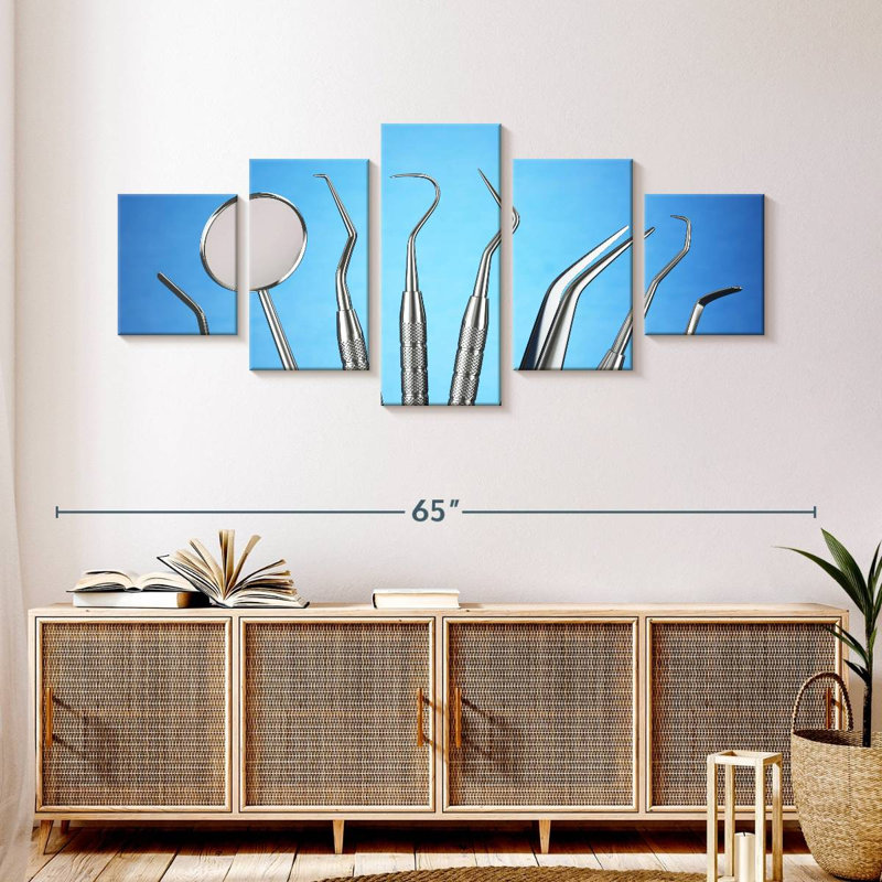 Dentist Tools, 24" H x 55" W
