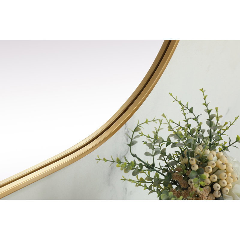Miroir mural Elington, Laiton, 48 po x 24 po 