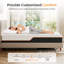 Gel Memory Foam Mattress, Comfort Foam for Pressure Relief, Body Support-1265286652-1265286655