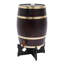 Baril de vin en bois de pin de 20 L / 5,28 gallons avec base et robinet, baril de vin de table rétro pour bar à domicile et réception-132063261