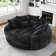 Oversized Bean Bag Sofa - Large Round Loveseat With Pillows