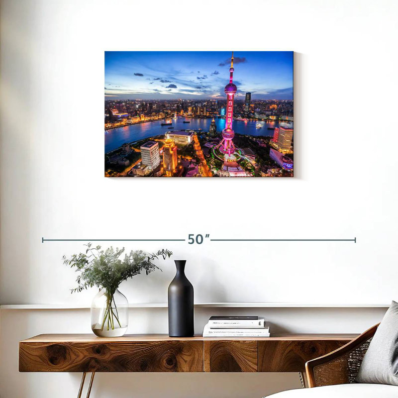 Sireci Glowing Shanghai Skyline