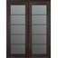 Porte standard préfinie en bois manufacturé 79,375 po Avon 5 Lite-92695878-92695872