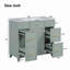 36" Bathroom Vanity With Ceramic Sink, Solid Wood Frame, Soft Close Doors, Adjustable Shelves, 3 Drawers ,Including Double-Depth Drawer For Hairdryer Storage-120330051