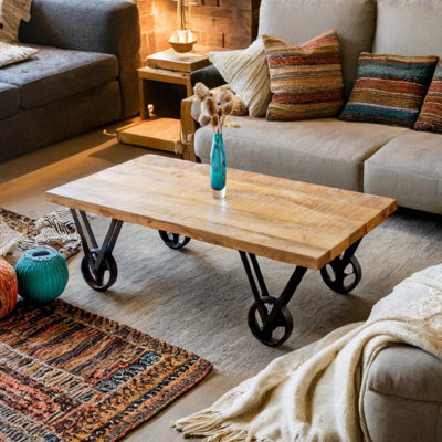Bradway Wheel Coffee Table