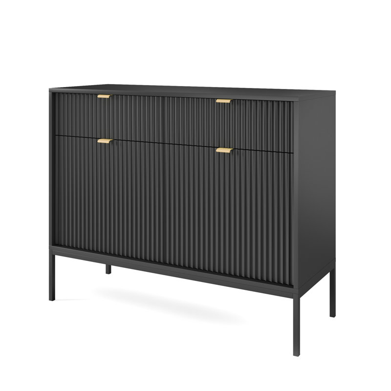 Beton 104cm Sideboard, Black