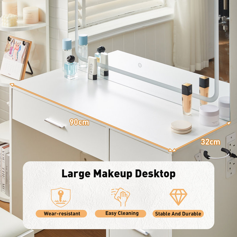 Dressing Table with Mirror