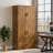 70 "Standard Storage Bookcase with Door and Drawer, Farmhouse Tall Book Cabinet-1708686099
