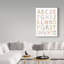 « floral alphabet », art sur toile-31873256
