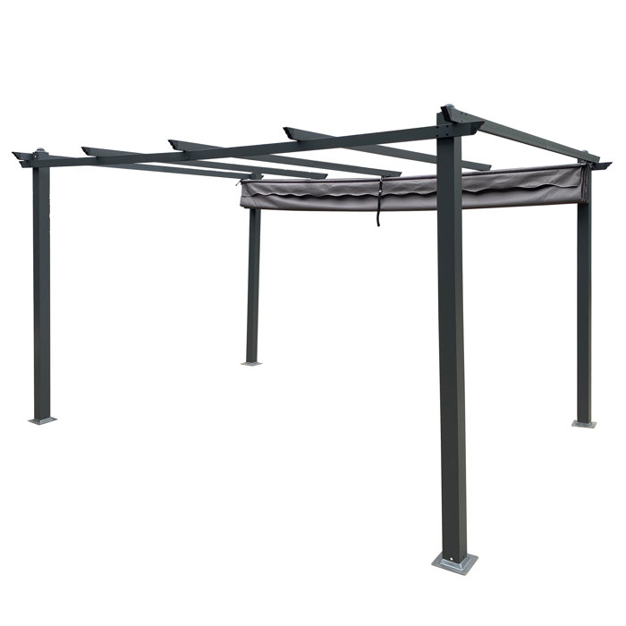 Sunny yard Aluminum Pergola with Canopy & Reviews | Wayfair