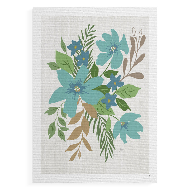Marché aux fleurs I - Impression sur toile seulement - NON-CADRE, H 18 po x l 12 po