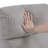 Light Gray Soft Corduroy Modern Push Back Recliner - Solid Wood Frame, Living Room Furniture-307639608