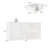 Elegant 9-Drawer High-Gloss White Dresser